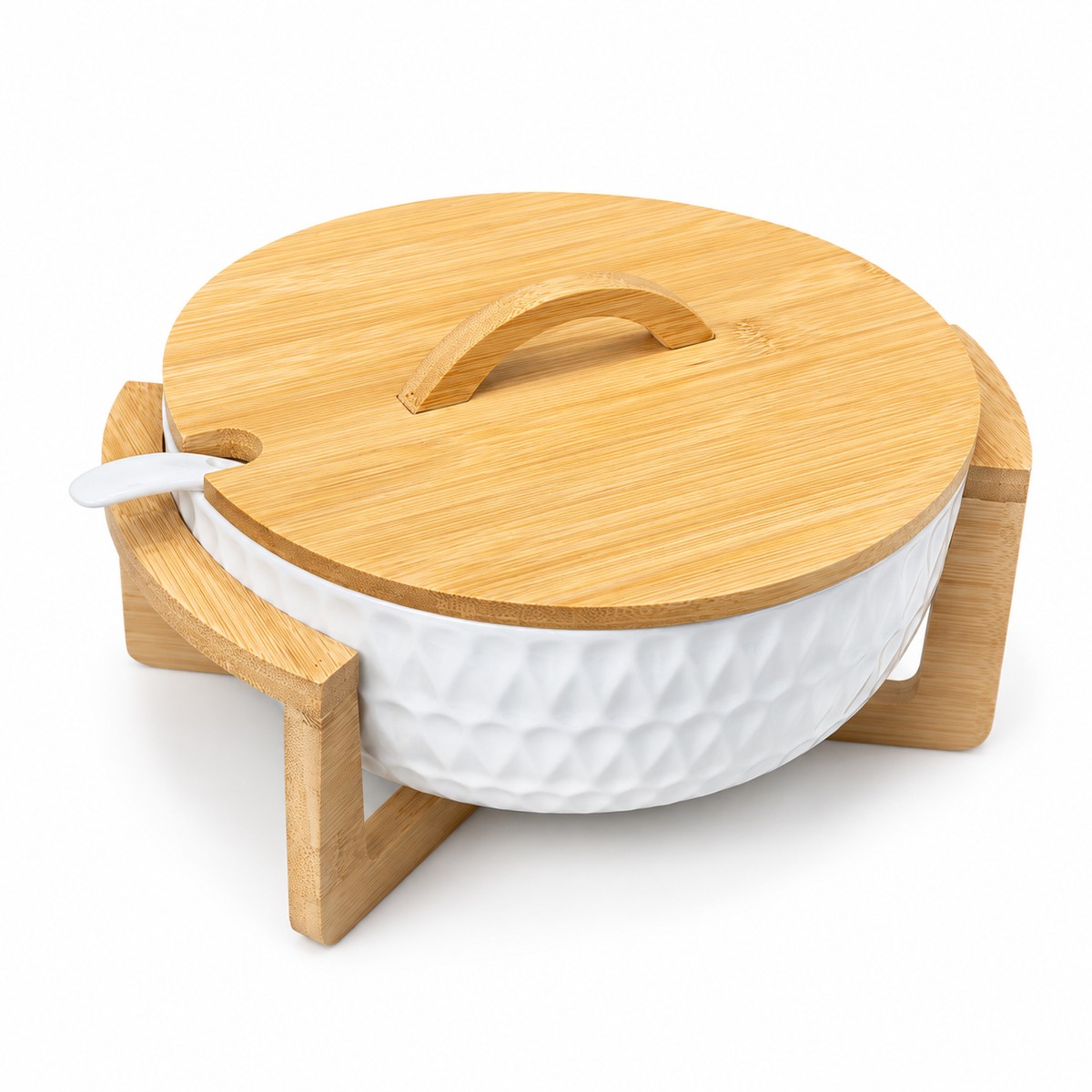 Ceramic Salad Bowl Large Madni - Image 3