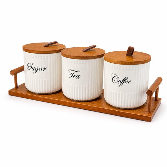 Ceramic Jar Set 3pc Madni Bg-37 - Image 2
