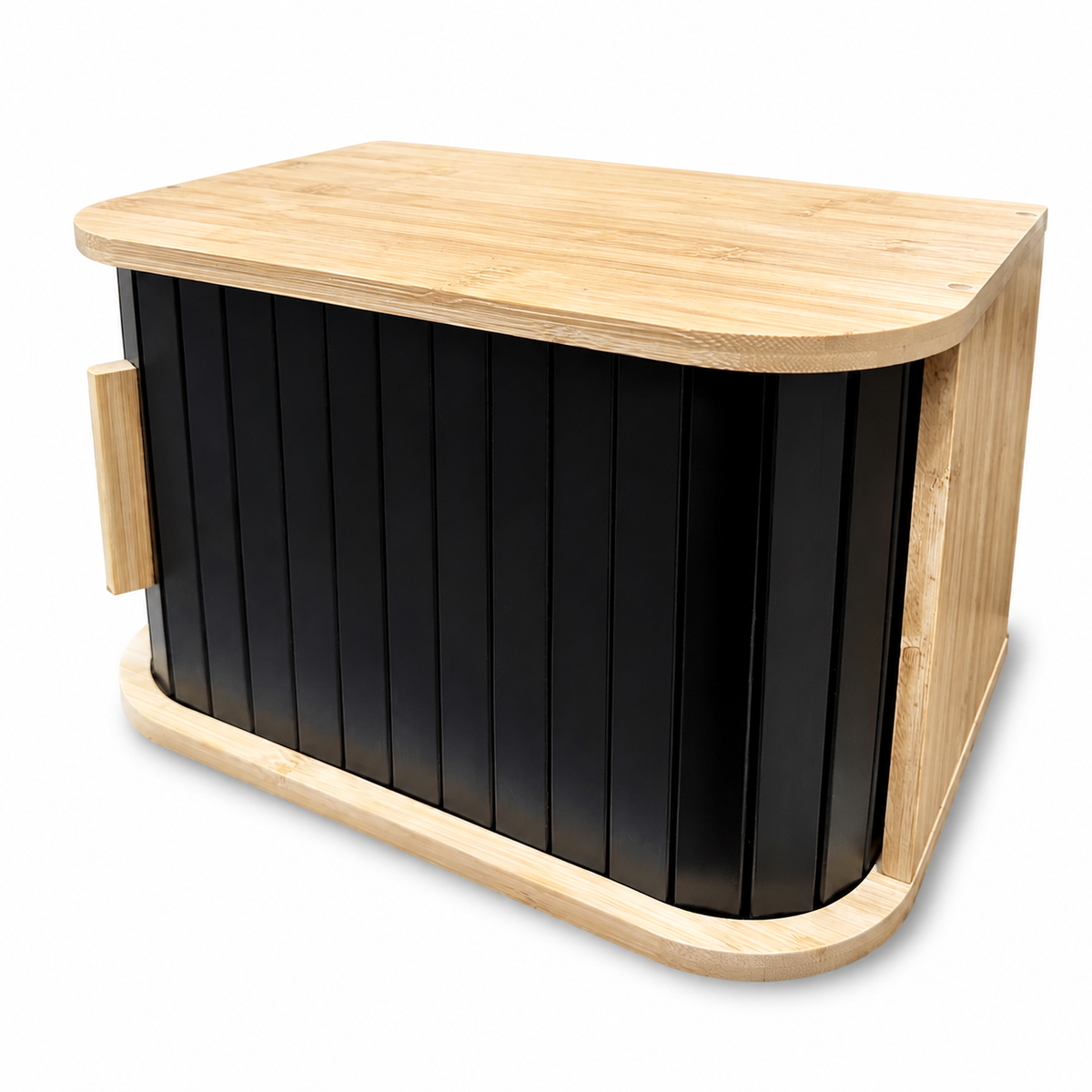 Wooden Bread Box Black Shutter - Image 3