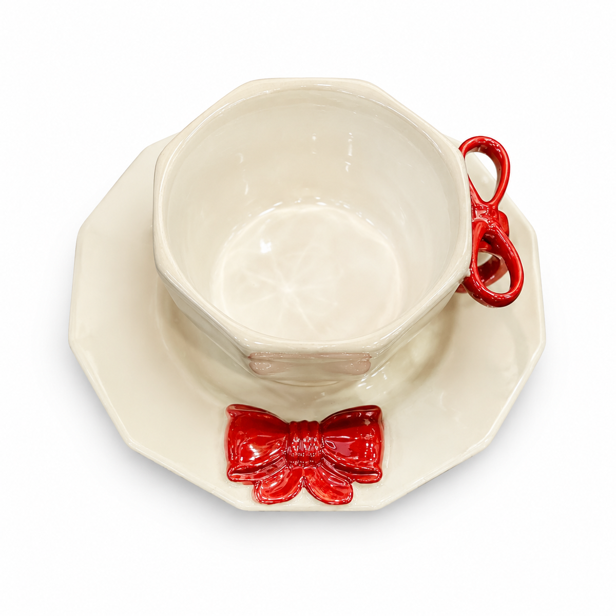 Sj Ceramic Cup N Saucer Dm 101 - Variant 1 - Image 3