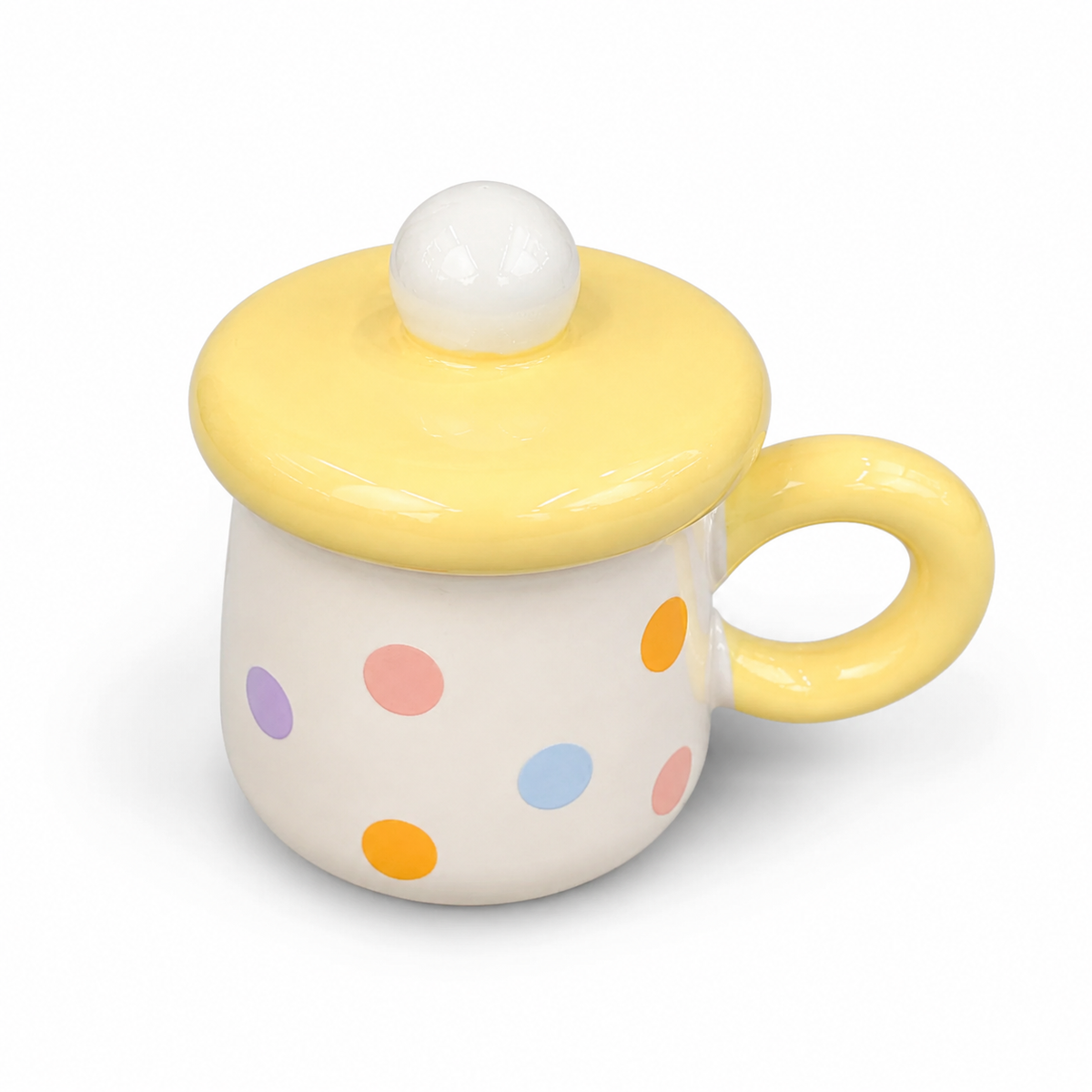Sj Polka Dot Mug W Lid Dm 29y - Variant 2 - Image 3