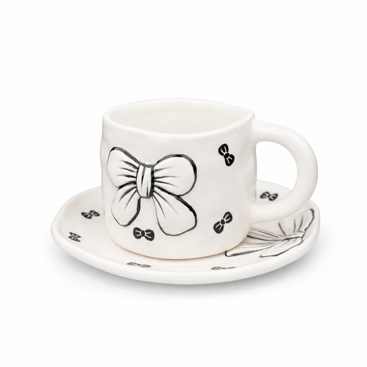 Sj Ceramic Cup N Saucer Dm 150 - Image 2