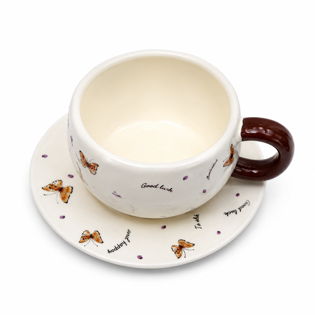 Sj Ceramic Cup N Saucer Dm 154 - Image 3
