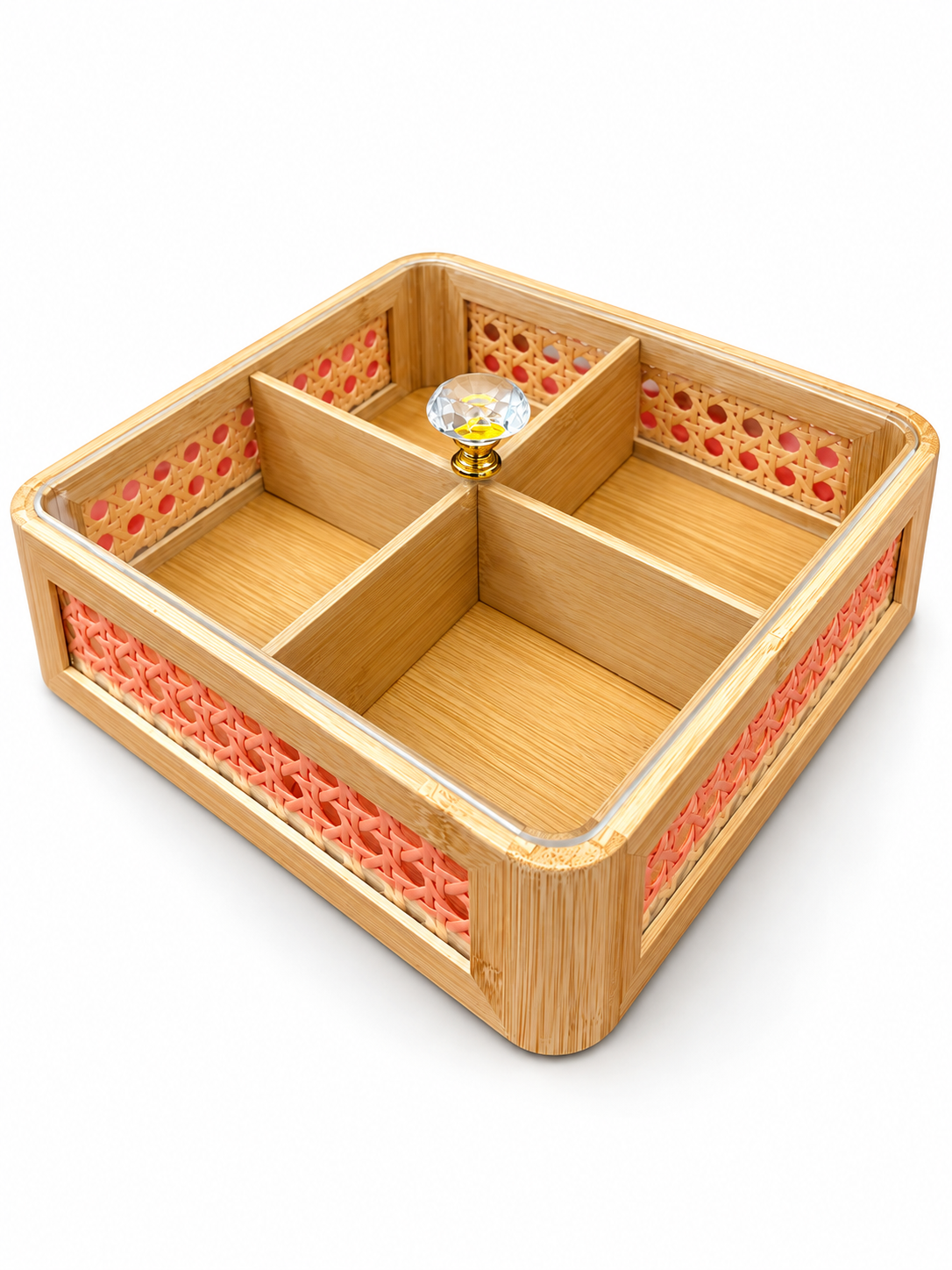 Bamboo Dry Fruit Tra 4 Portion Tdl - Image 2