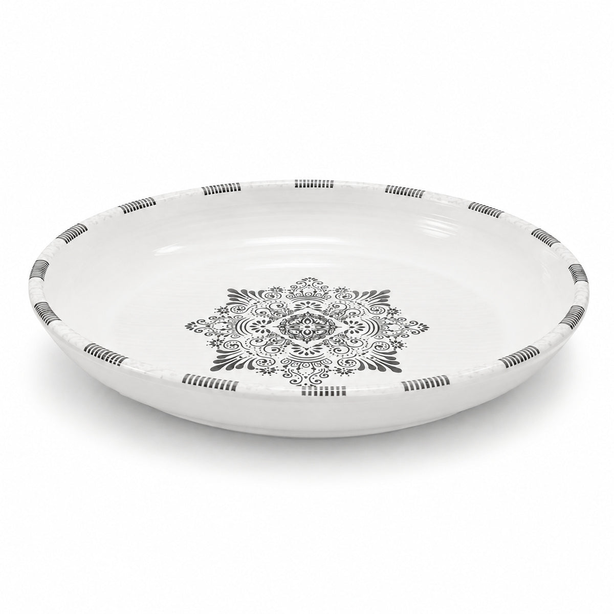 Sapphire Mosaic Double Glazed Melamine Dep Plate
