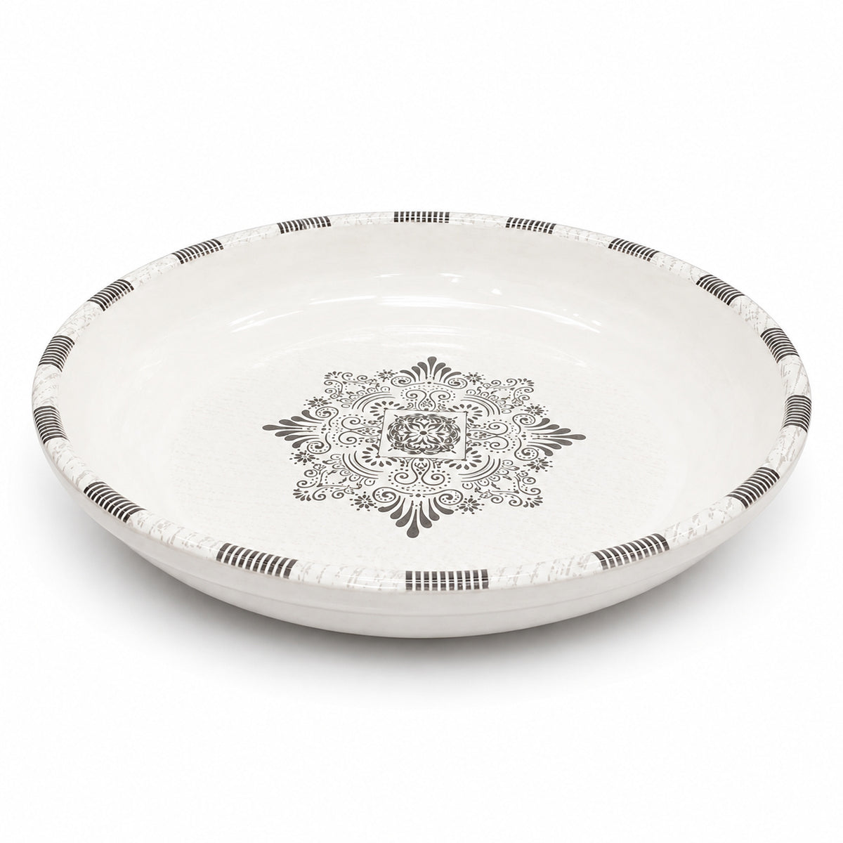 Sapphire Mosaic Double Glazed Melamine Quarter Plate