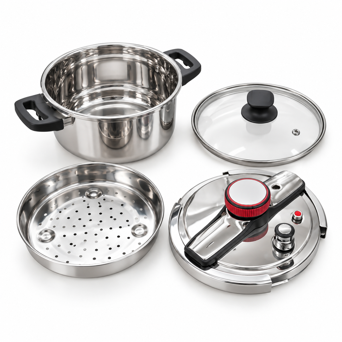 Uakeen Nonstick Knob Cooker 6ltr - Image 1