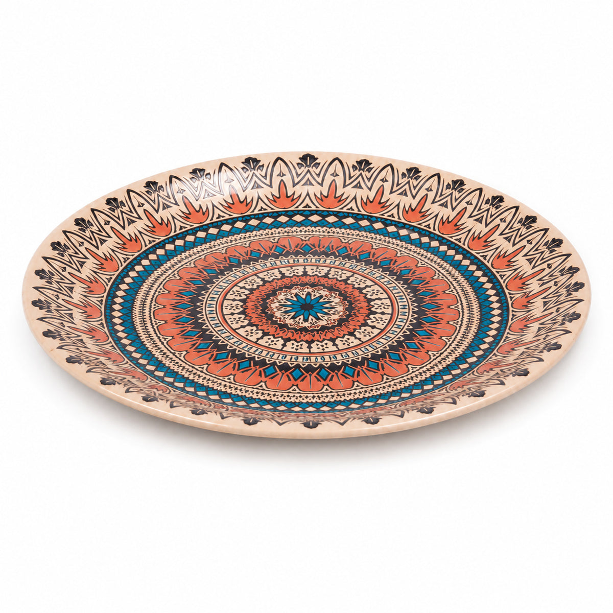 Boho Mandala Double glazed Melamine Quarter Plate