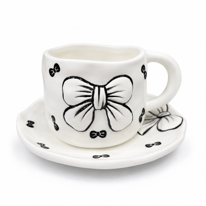 Sj Ceramic Cup N Saucer Dm 150 - Image 1