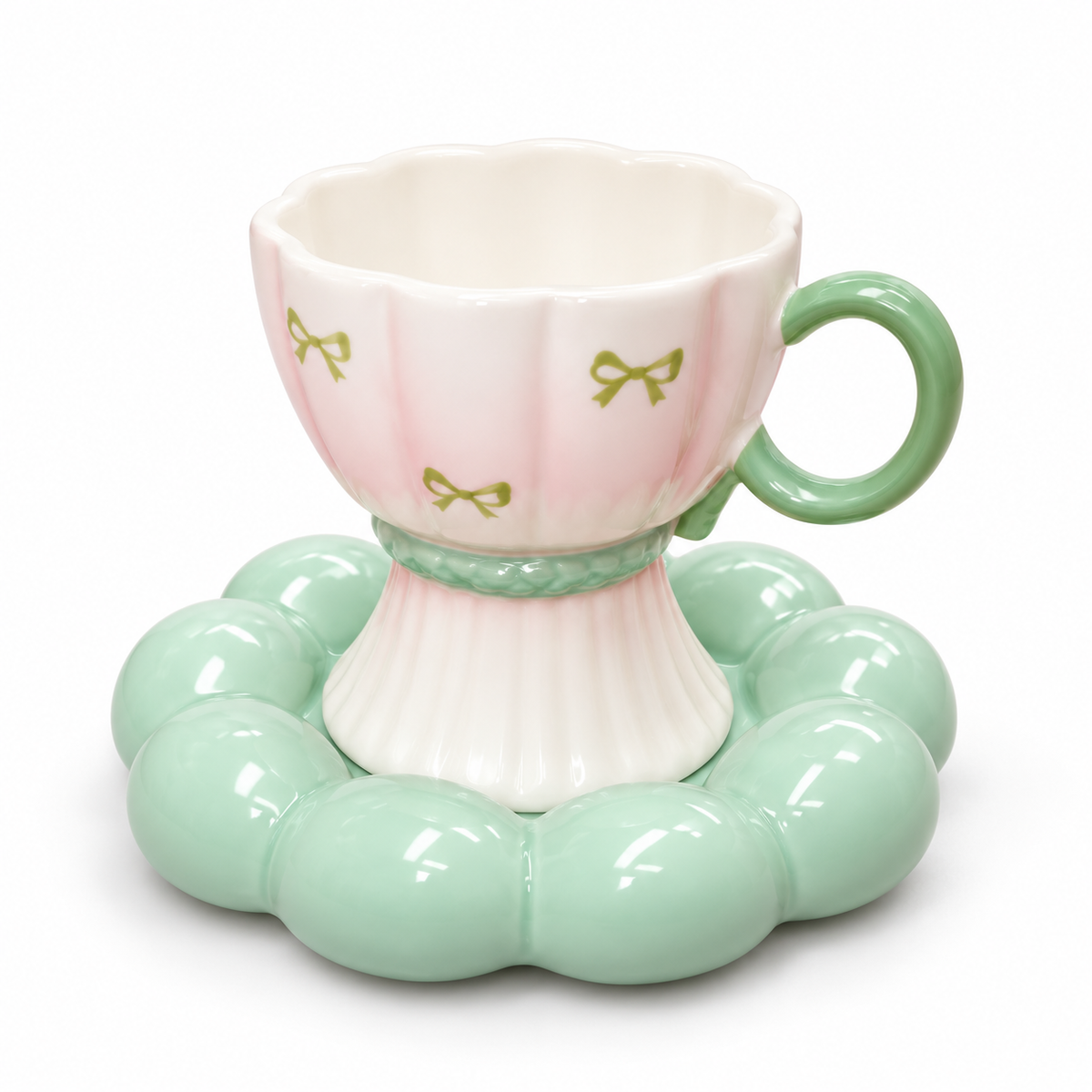 Sj Ceramic Cup N Saucer Dm 156 - Image 2