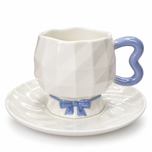 Sj Ceramic Cup N Saucer Dm 105 - Image 1