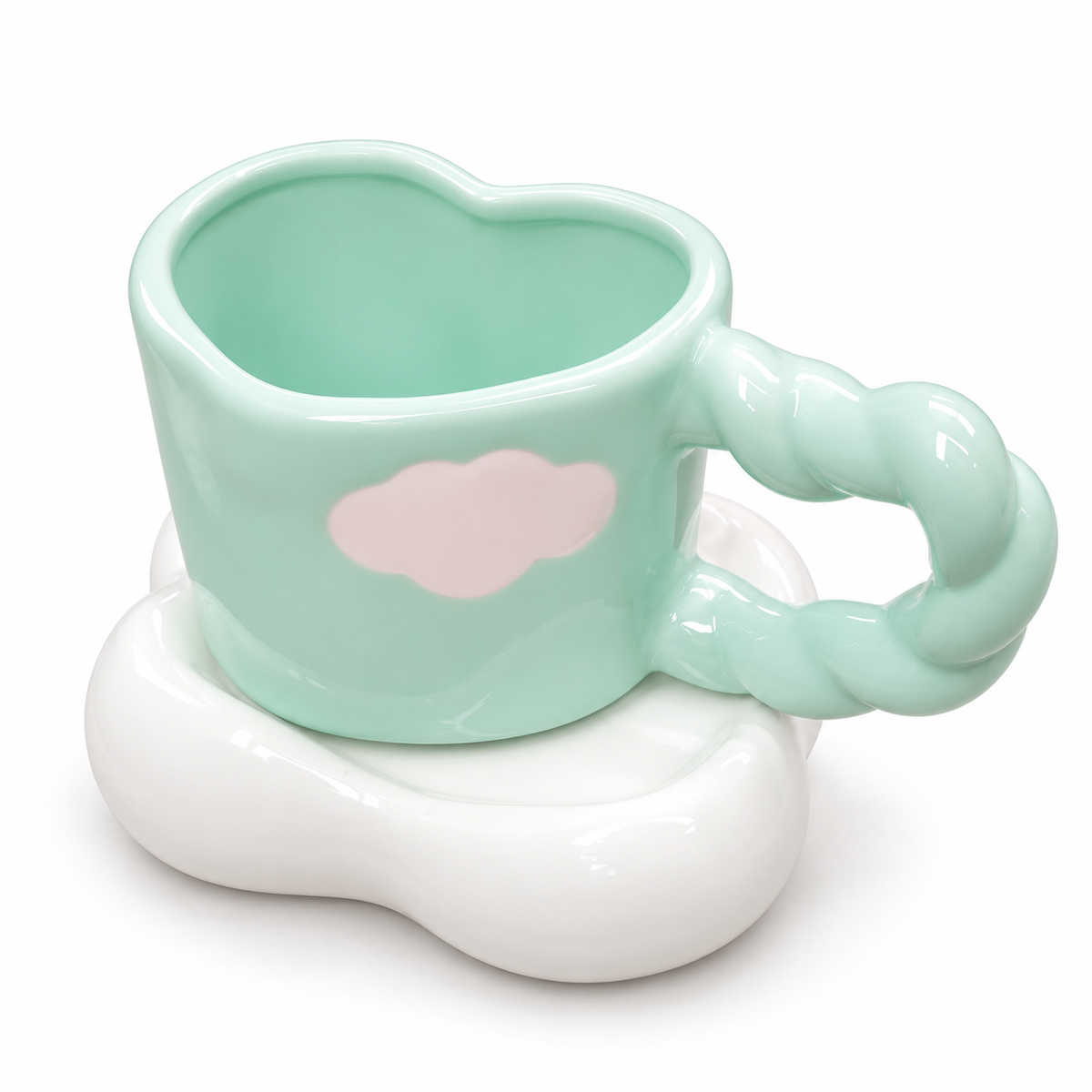 Sj Ceramic Cup N Saucer Dm 115 - Image 1