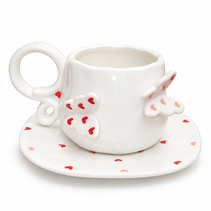 Sj Ceramic Cup N Saucer Dm 64 - Image 1