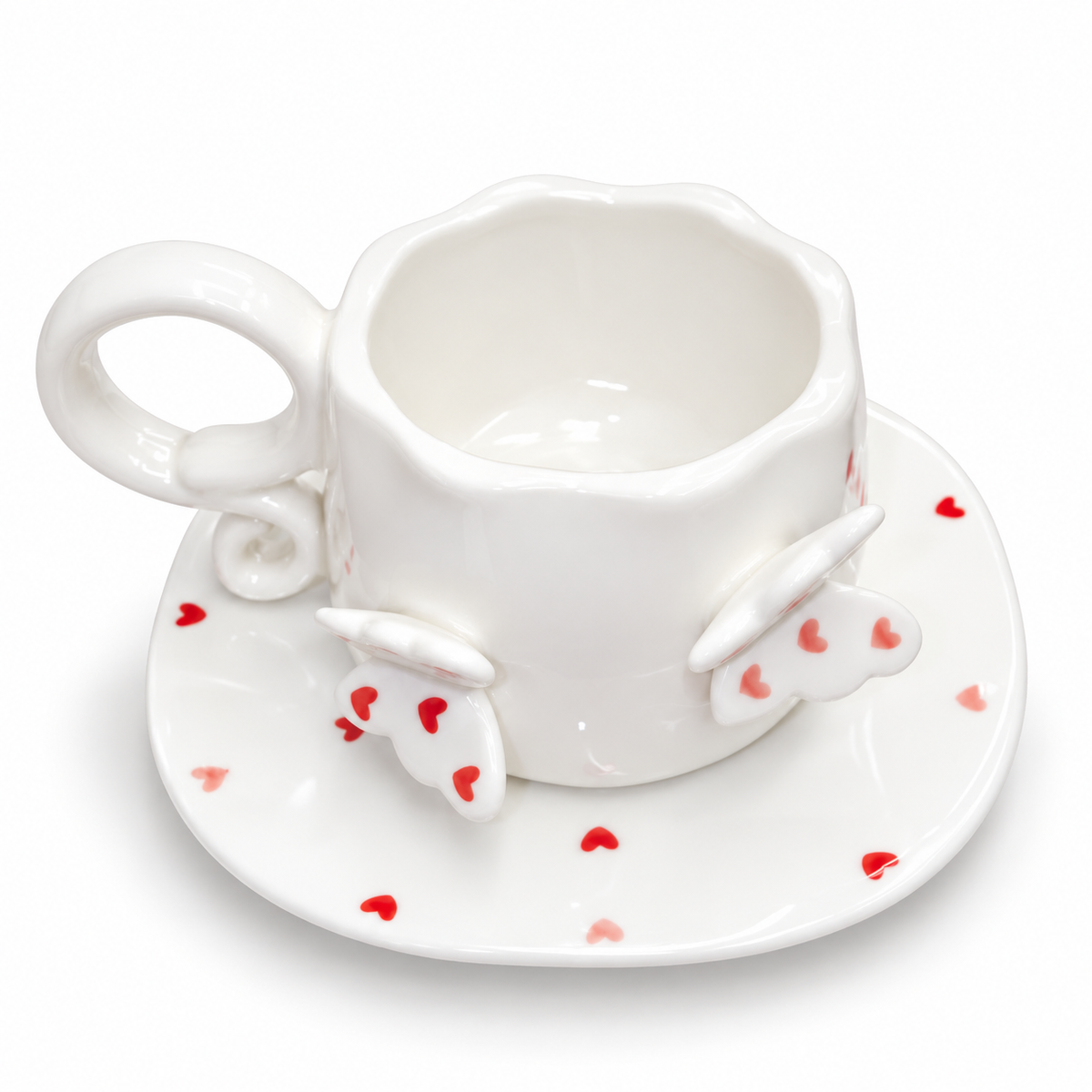 Sj Ceramic Cup N Saucer Dm 64 - Image 2