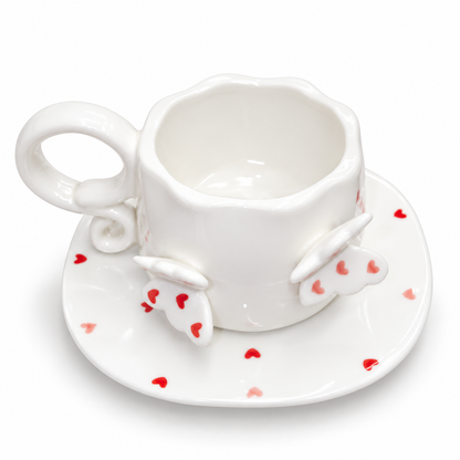 Sj Ceramic Cup N Saucer Dm 64 - Image 2