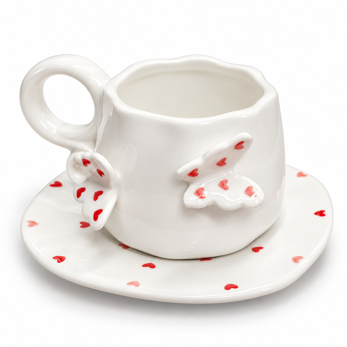 Sj Ceramic Cup N Saucer Dm 64 - Image 3