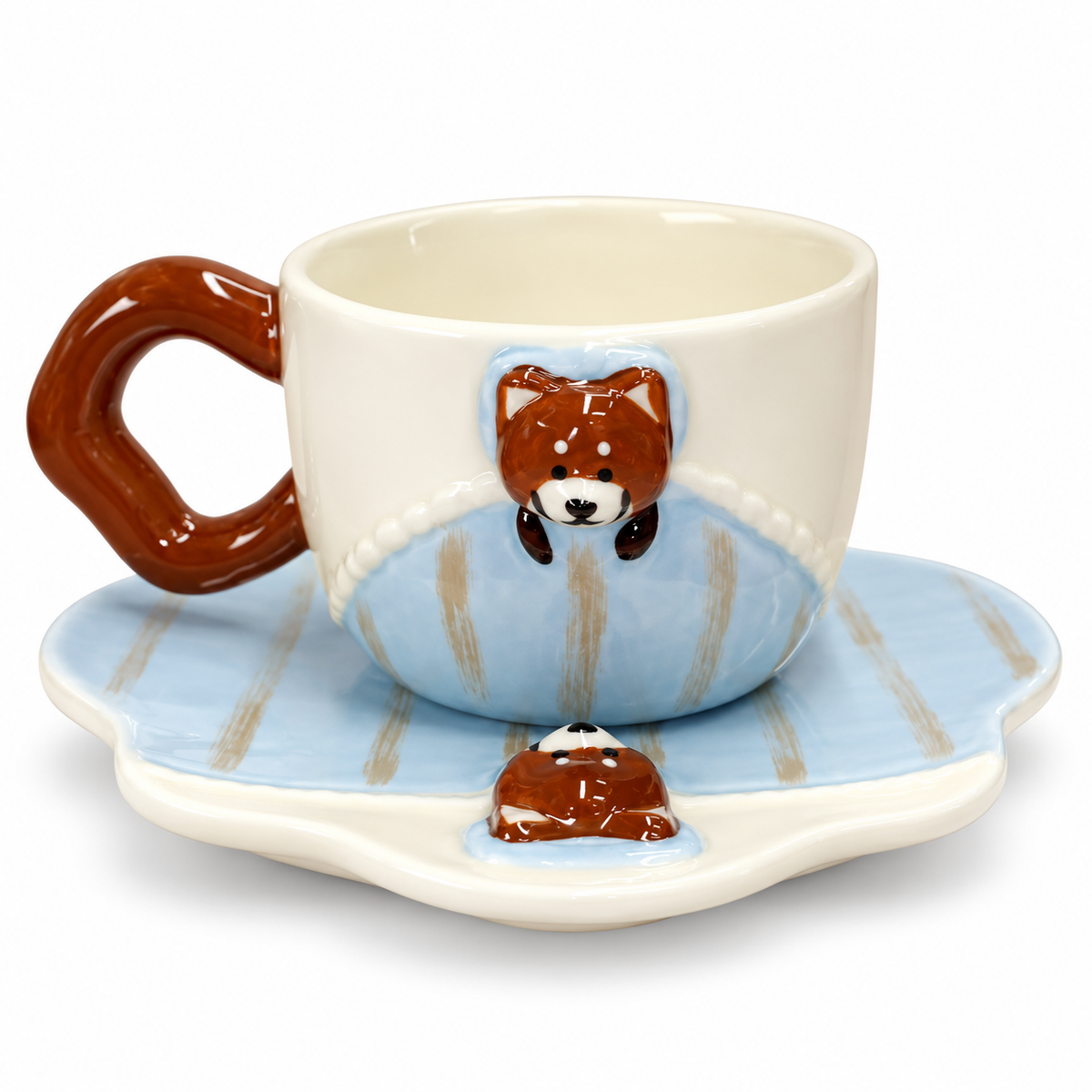 Sj Ceramic Cup N Saucer Dm 161 - Image 1