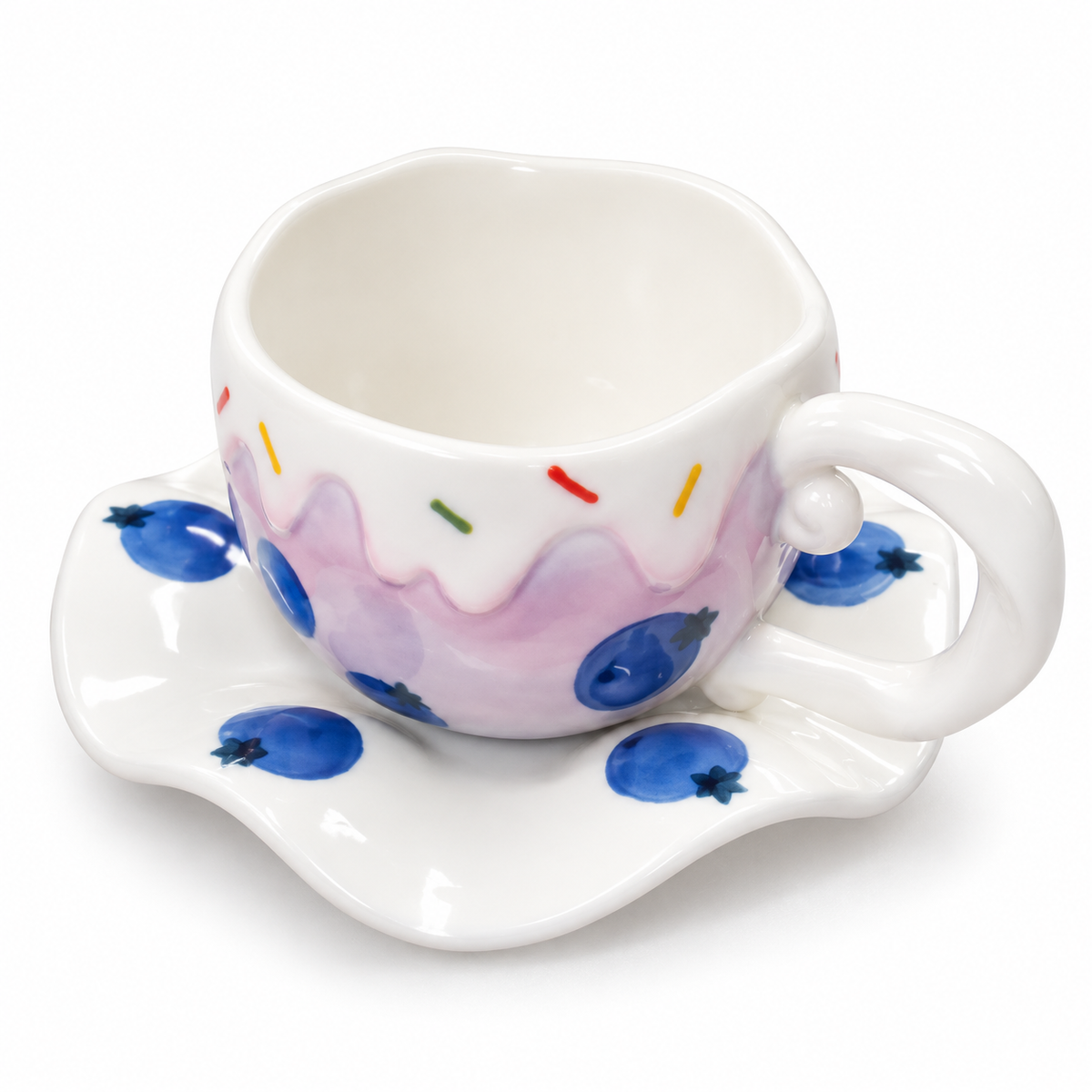 Sj Ceramic Cup N Saucer Dm 163 - Image 12