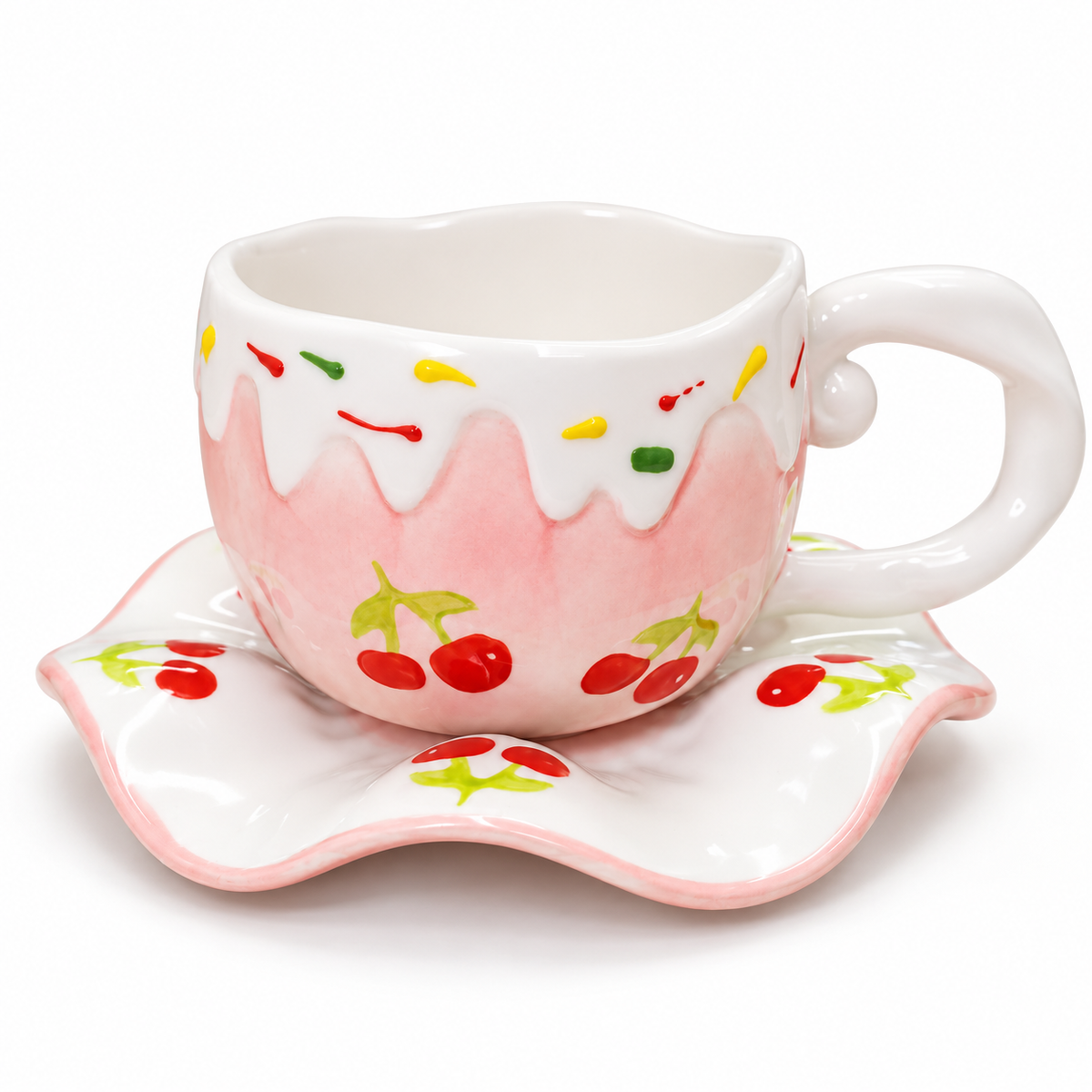 Sj Ceramic Cup N Saucer Dm 163 - Image 14