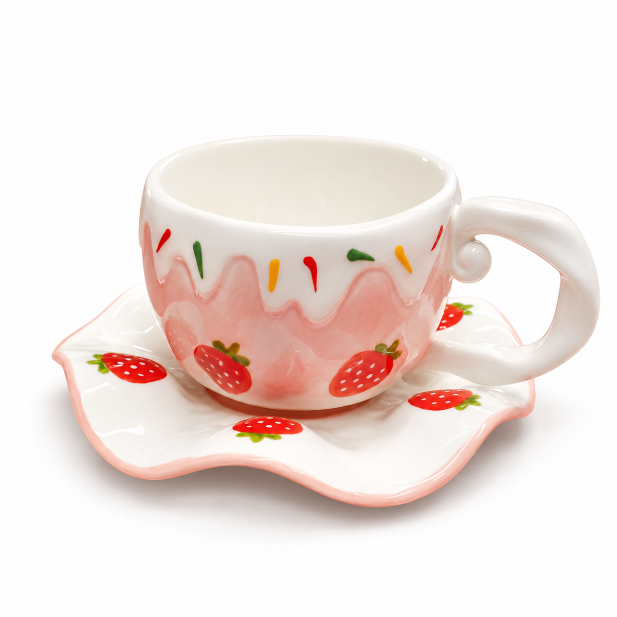 Sj Ceramic Cup N Saucer Dm 163 - Image 3