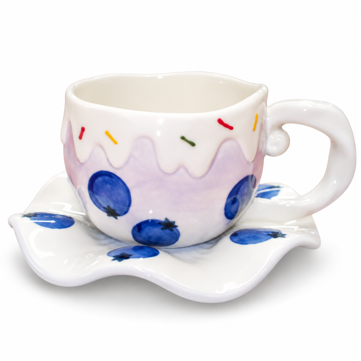 Sj Ceramic Cup N Saucer Dm 163 - Image 5