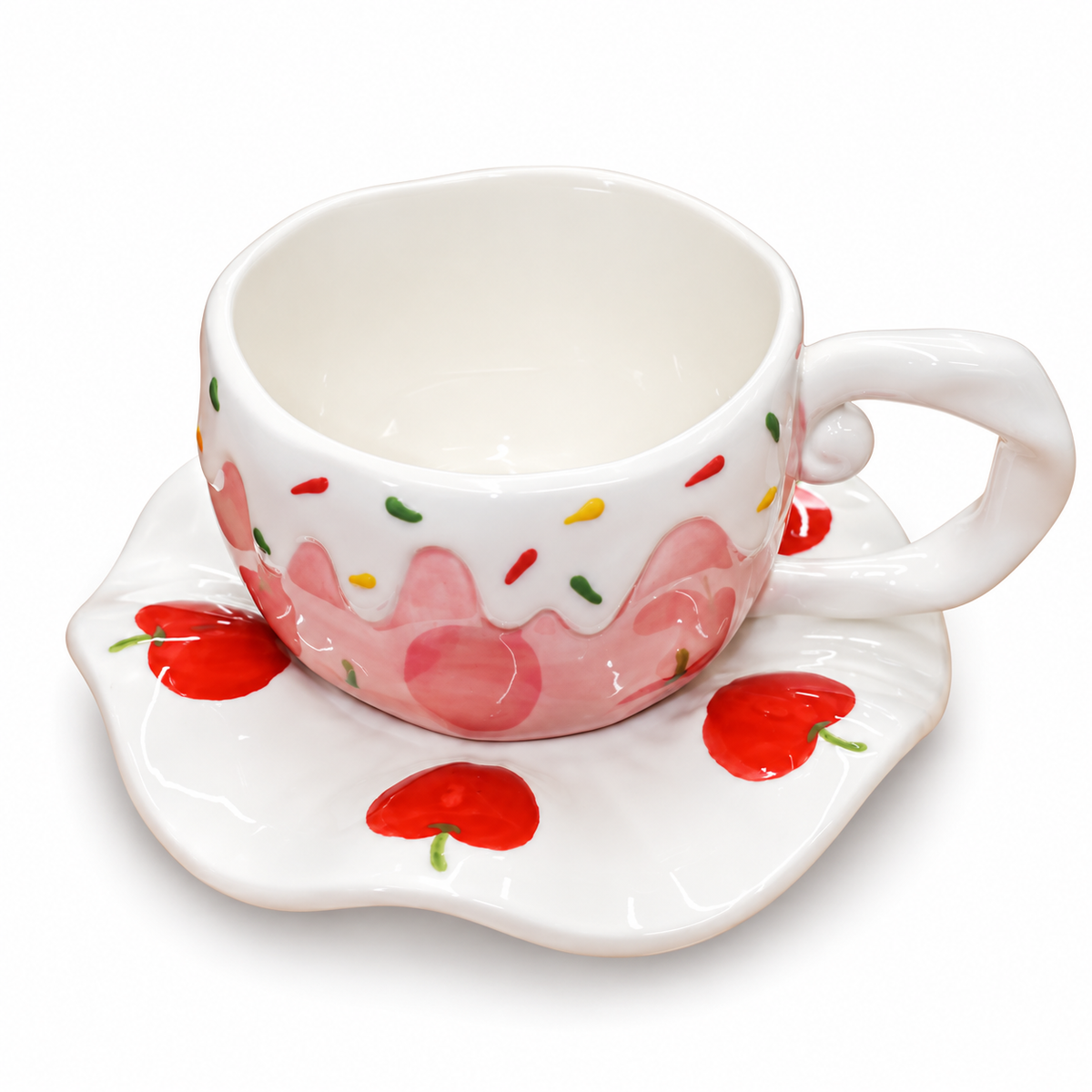 Sj Ceramic Cup N Saucer Dm 163 - Image 6