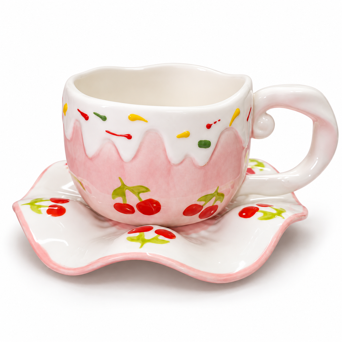 Sj Ceramic Cup N Saucer Dm 163 - Image 7