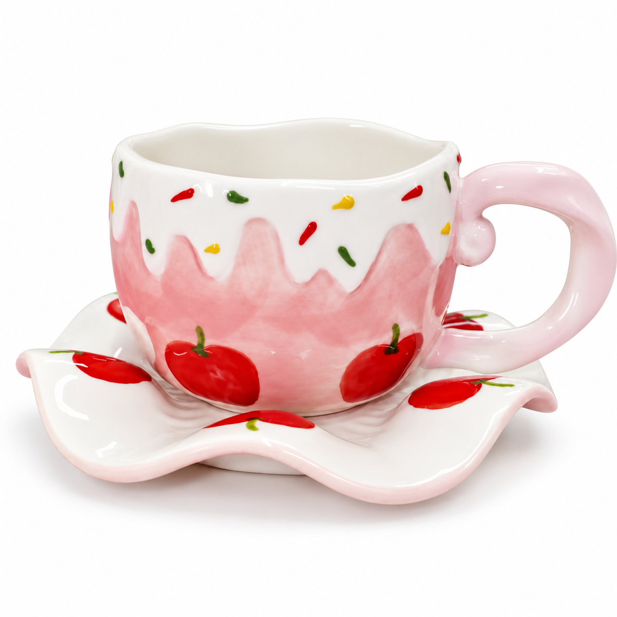 Sj Ceramic Cup N Saucer Dm 163 - Image 8