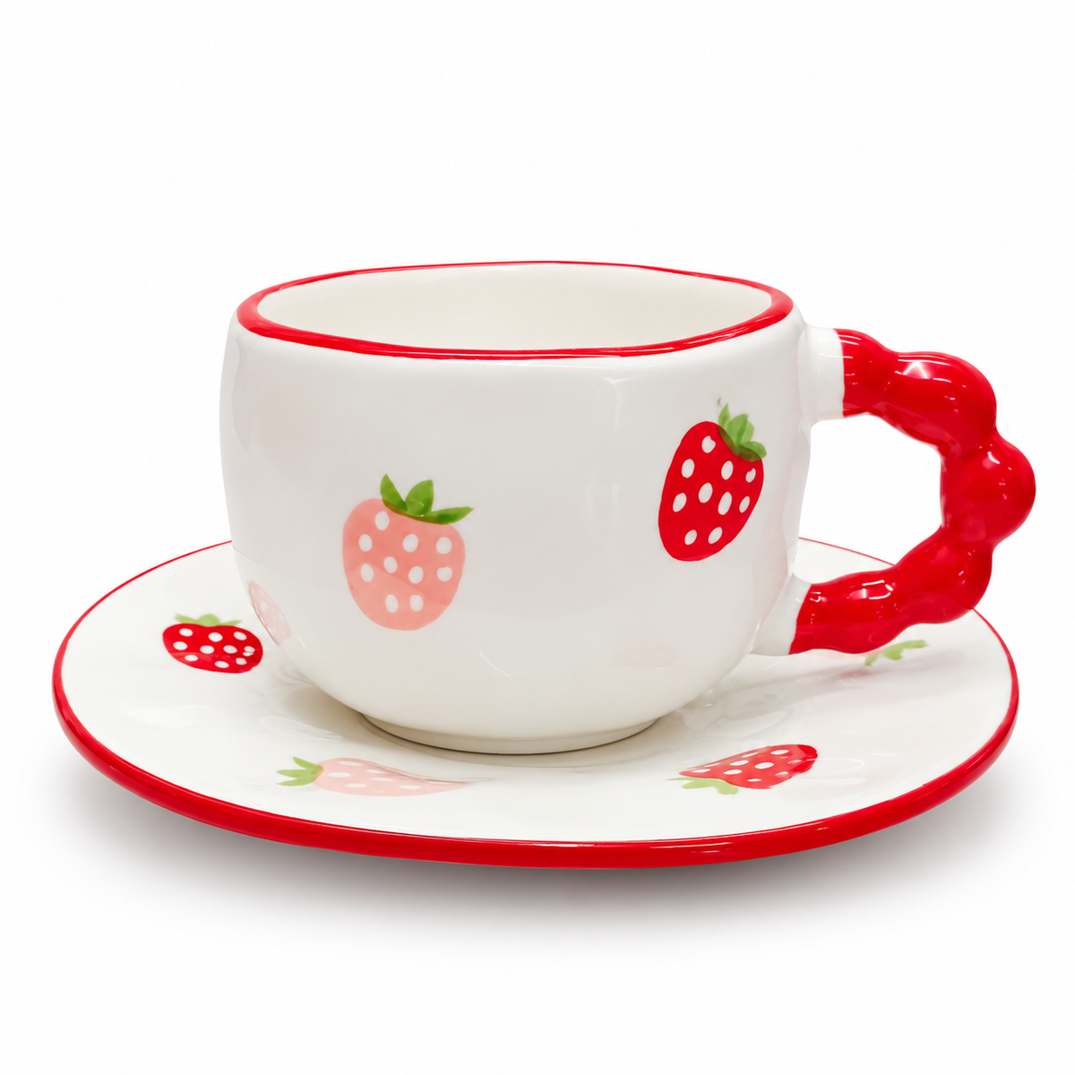 Sj Ceramic Cup N Saucer Dm 190 - Image 1