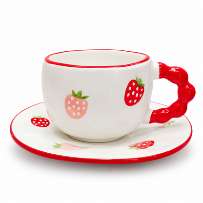 Sj Ceramic Cup N Saucer Dm 190 - Image 1