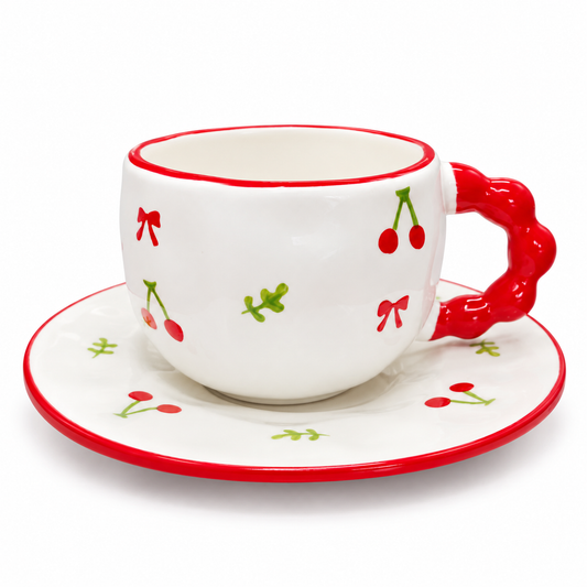 Sj Ceramic Cup N Saucer Dm 184 - Image 1