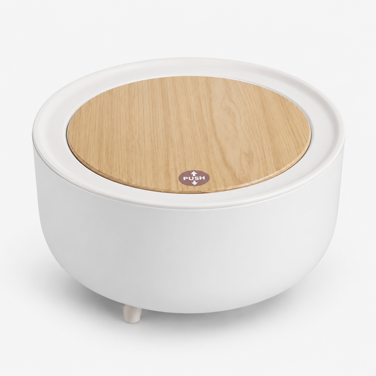 Mini Round Dustbin with Lid for Tabletop | Tiny Garbage | Makeup waste | Desktop Dustbin