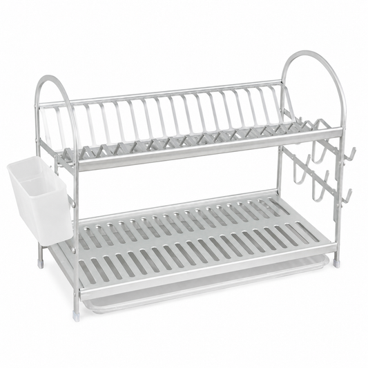 2 Tier Metal Plate Rack | Dish Drying Rack