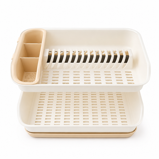 2 Tier Plate Rack | Dish Drying Rack