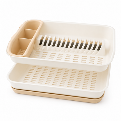 2 Tier Plate Rack | Dish Drying Rack