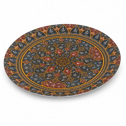 Double Glazed Melamine Rice Plate