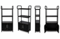 Oven Rack with cabinet and shelves