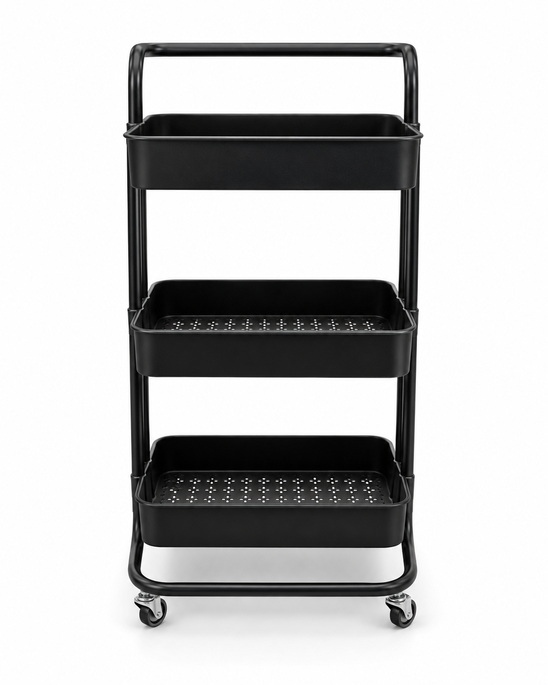 Metal Kitchen Storage Rack Kitchen Floor Rack Storage Rack Multi-layer Fruit and Vegetable Storage Metal Trolley
