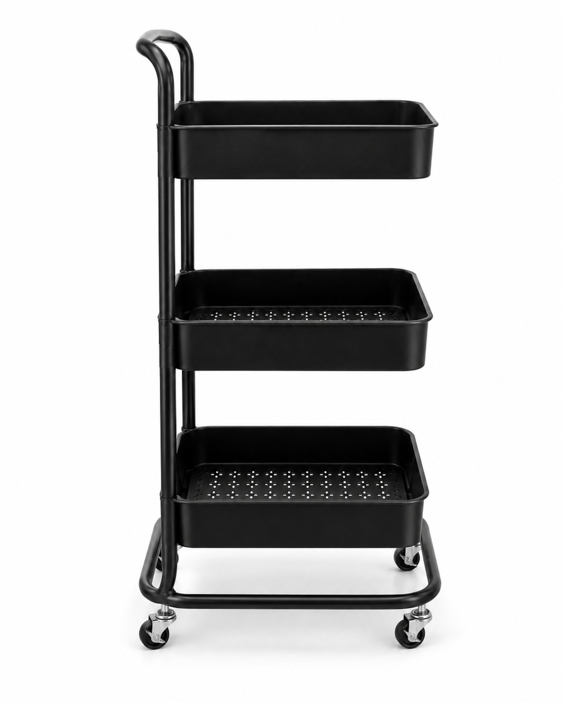 Metal Kitchen Storage Rack Kitchen Floor Rack Storage Rack Multi-layer Fruit and Vegetable Storage Metal Trolley