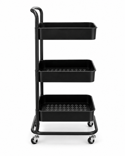 Metal Kitchen Storage Rack Kitchen Floor Rack Storage Rack Multi-layer Fruit and Vegetable Storage Metal Trolley