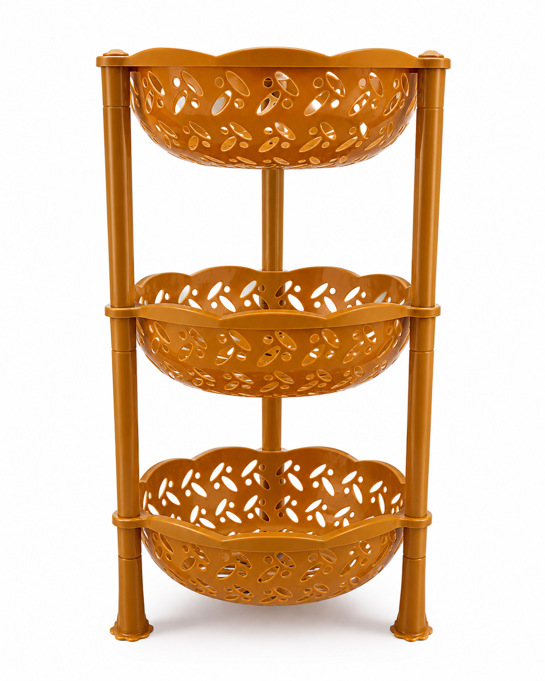 Plastic 3-Layer Multipurpose Kitchen Organizer/Storage Rack | Onion Stand for Kitchen | Vegetable Organizer