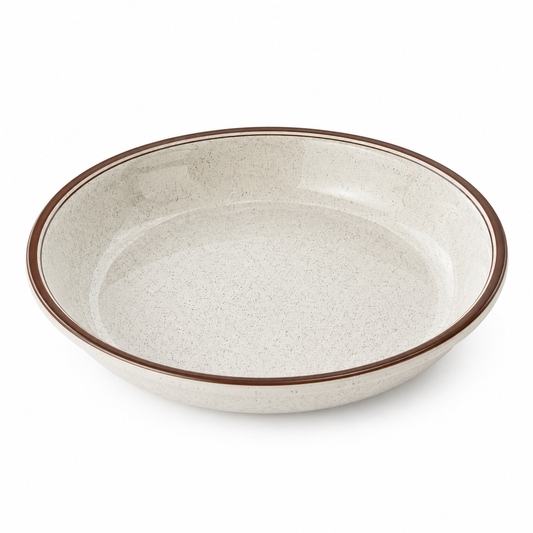 Melamine Deep Plate | Curry Plate Double Glazed