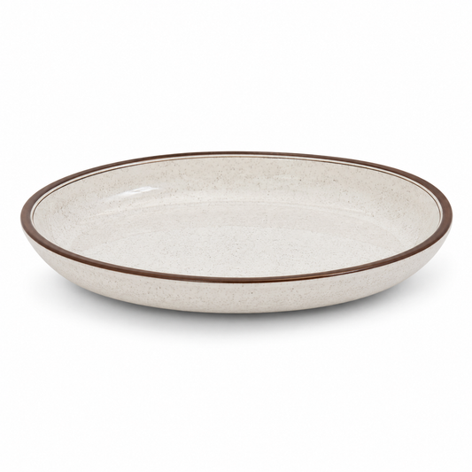 Melamine Rice Plate Double Glazed
